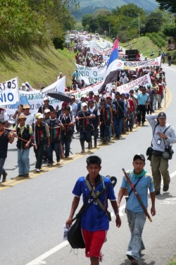 The Minga marches to Cali in Colombia