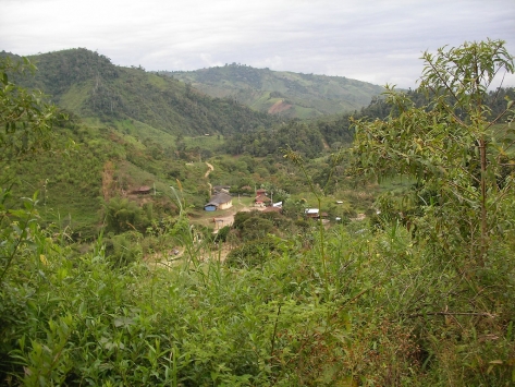 View of Junin, Ecuador